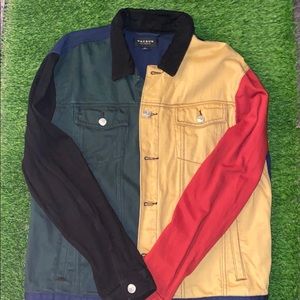 Multicolored Jean Jacket.